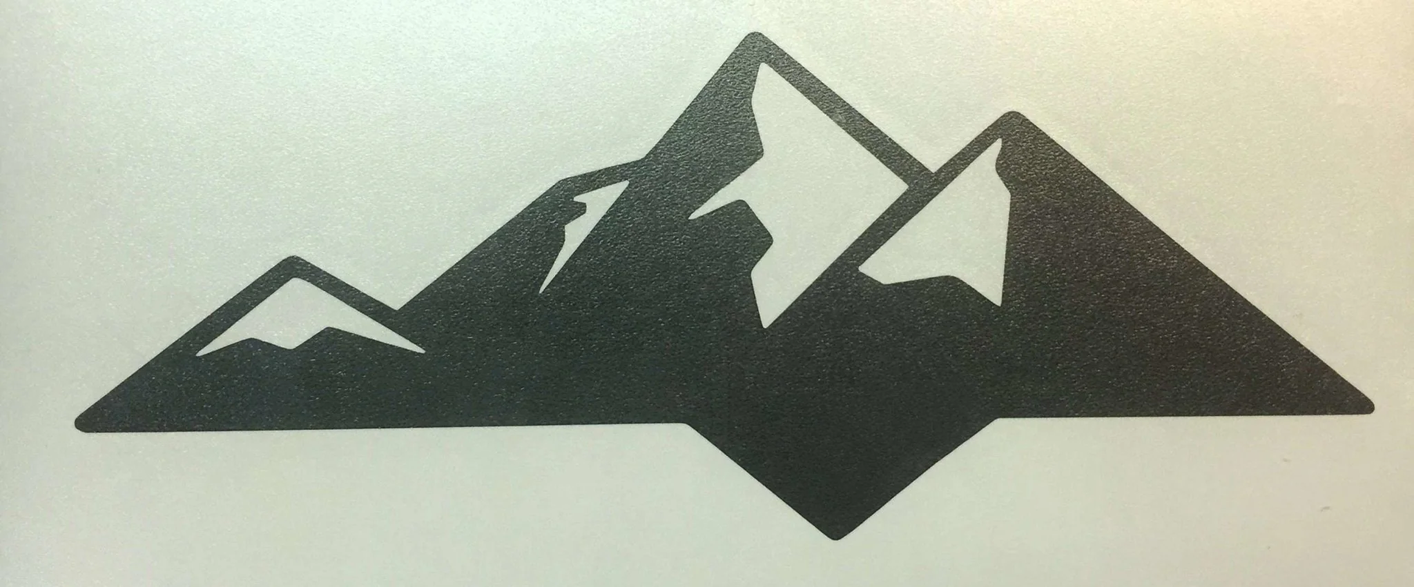 Premium Cast Matte Black Vinyl Decal Mountain for 2014-2026 Tundra Tailgate - Image 3