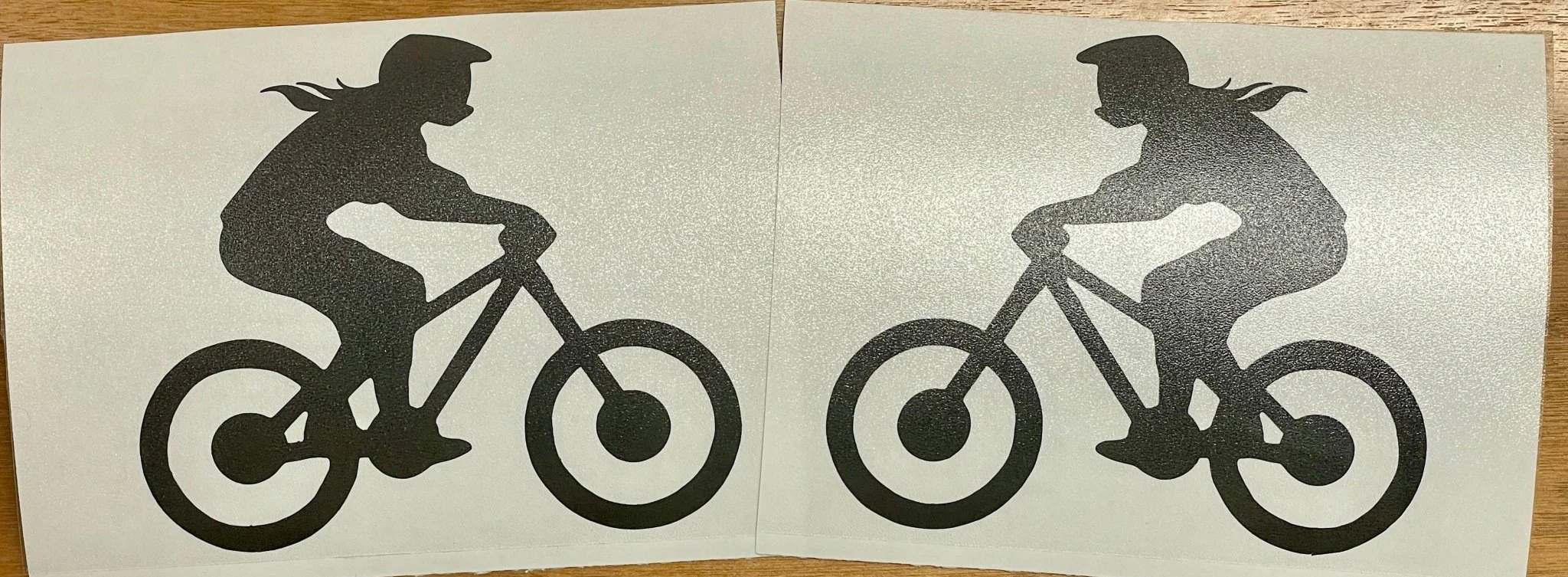 Premium Cast Matte Black Vinyl Lifestyle Decals - Image 3