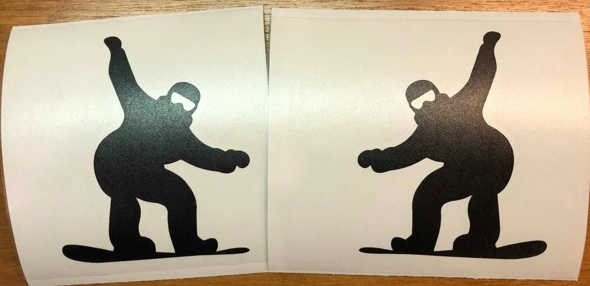 Premium Cast Matte Black Vinyl Lifestyle Decals - Image 4