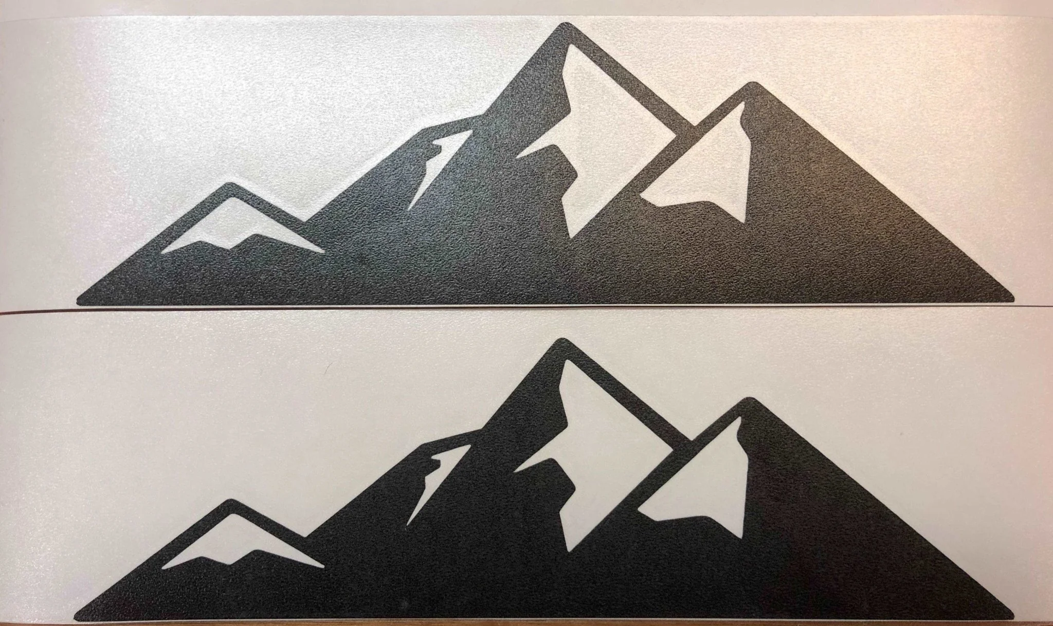 Premium Cast Matte Black Vinyl Decal Mountains for 2014-2021 Tundra Fenders - Image 3