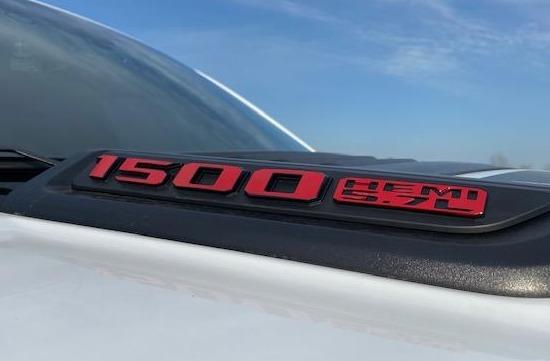 Premium Cast Vinyl Decal Number Inlays for 2019-2026 RAM 1500 Hood x2 - Image 5