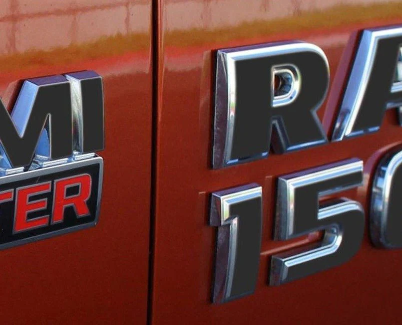 Premium Cast Vinyl Decal Letter Inlays for 2011-2018 RAM 1500/2500 Doors - Image 3