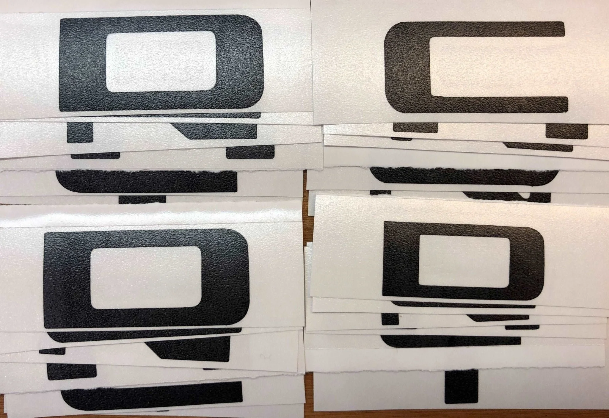 Premium Cast Vinyl Decal Letter Inlays for 2014-2022 Canyon Doors and Tailgate - Image 4