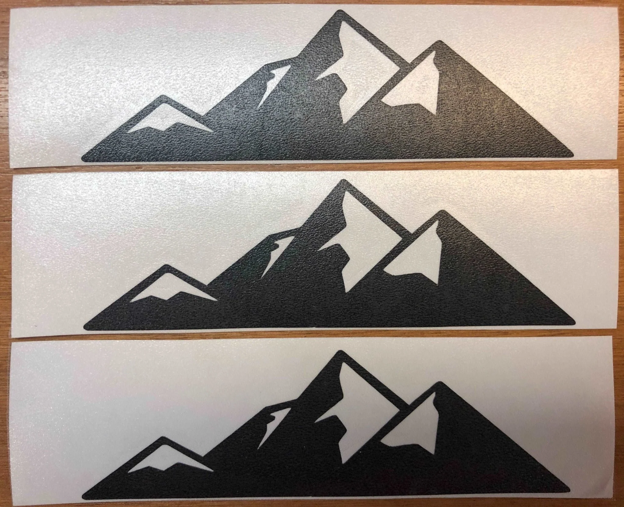 Premium Cast Matte Black Vinyl Decal Mountains for 2007-2026 Tundra - Image 3
