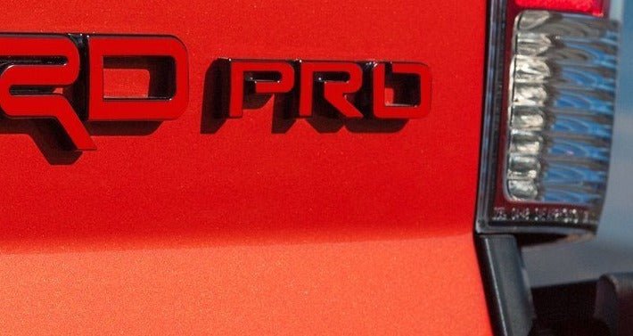 Premium Cast Vinyl Decal Letter Inlays for 4Runner and Tacoma TRD Pro Emblem - Image 4