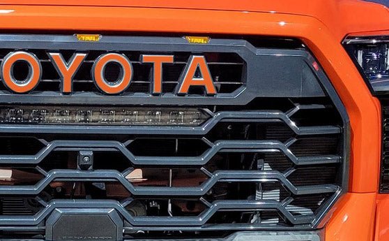 Premium Cast Vinyl Decal Letter Inlays for 2022-2026 Tundra TRD Pro Grille - Image 3