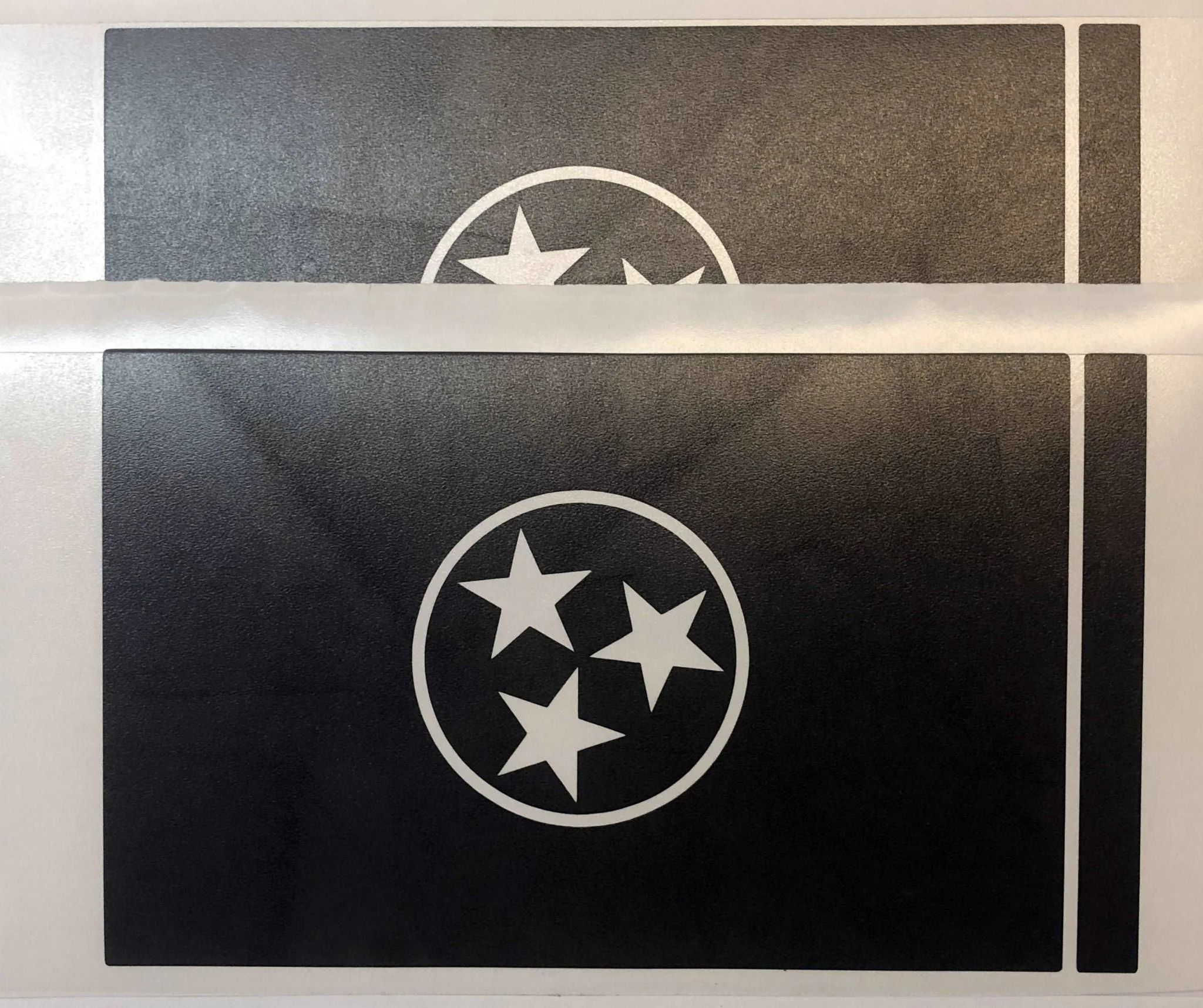 State Flag Decals - Premium Cast Matte Black Vinyl x2 - Image 10